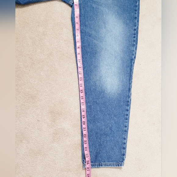 Forever 21 Premium Jeans Women’s Size 29 High Rise Straight Leg Blue Denim - Picture 9 of 13